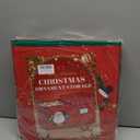 Christmas Ornament Storage Box Christmas Ornament Storage Organizer with Adjustable Divider 128 Ornaments 600D Oxford Fabric Christmas Storage Containers Holiday Ornament Storage Box (Red)