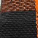 Orange and Black Plaid Rug, 28'' x 43'' Fall Outdoor Front Door Decor Mat, Cotton Washable Hand-Woven Rug for Layered Doormat, Autumn Halloween Thanksgiving Carpet for Porch, Entryway