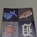 Detroit Sports Fan Recycled Vintage Michigan Retro Metal Wall Decor Art Shop Man Cave Bar Garage 12"x12" Sign (Color111)