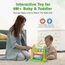 Musical Baby Toys for 1 Year Old Boy Gifts, 1st Birthday Gift First Present for One Yr, Pound A Ball Development Toy for 9-12-18 Months, Interactive Learning Toddler Toys for 1 Year Old Boys Girls (Green, Yellow, Orange)