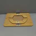 SINWANT Couch Arm Tray Table, Large Bamboo Couch Armrest Table with Phone Holder,Foldable Sofa Armrest Tray for Eating Snacks Drinks Remote Books Arm Chair