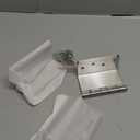 KOLET Offset Door Hinges, 4 Inches Ball Bearing Hinges, 1/4" Radius Corner Expandable Door Hinges, 2 Inches Widen Doorway, Smooth and Easy Installation, Brushed Nickel, 3 Packs - Amazon.com