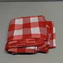 Buffalo Check Table Runner 13''x108'' Red and White Cotton Checkered Table Runner Buffalo Plaid Table Cover for Family Dinners Plaid Table Runner for Farmhouse