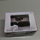 Electric Can Opener - 4 in 1 Under the Cabinet Mounted Can Opener, Blade Sharpener, Bottle Opener, Jar Opener, Mounting Bracket, Large or Small Cans for Seniors with Arthritis - Elitra Home (Black)