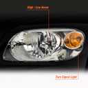 for 2006-2011 Chevy HHR Headlights Assembly Chrome Pair