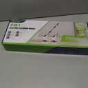 Electric Spin Scrubber, Cordless Cleaning Brush, Shower Scrubber with 8 Replaceable Brush Head, Power Cleaning Brush with Extension Handle, 2 Adjustable Speed, for Bathtub Tile Floor (Pink)