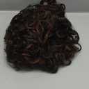 HUA Short Curly Human Hair Wigs for Black Women Glueless Bouncy Curly Short Pixie Wigs for Black Women Human Hair with Brown Highlights (P1B/30)