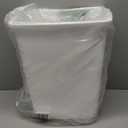 Rubbermaid FG2806TPWHT 36 Quart White Open Wastebasket