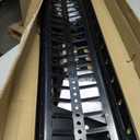 Snow Fence, 8ft Roof Snow Ice Guards, Stop Snow from Sliding Off Your Roof, Extendable (Black)