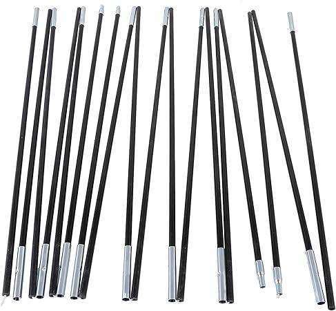 Tent Stand, Fiberglass Poles, Tent Poles Replacement, Camping Tent Pole, Lightweight Tent Pole Repair Kit, Adjustable Tent Poles Fiberglass Rods(3.3 m)