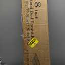 MAF Metal 18 Inch King Platform Bed Frame with Anti-Collision Round Legs, Black 3500 Lbs Heavy Duty Bed Frame with Wood Slats, No Box Spring Needed, Easy Assembly