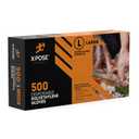 Xpose Safety Clear Disposable Poly Gloves - 500 Medium - Non Latex Gloves - Kitchen Prep, Restaurant, Cooking, Cleaning, Hair Dye, Dishwashing, Industrial Disposal, L