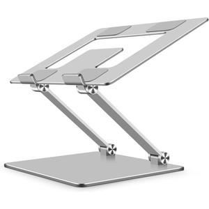 Laptop Stand Ergonomic Laptop Stand Adjustable Height, Aluminium Alloy Notebook Stand Compatible for More Laptops,Silver