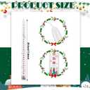 Christmas Advent Candle Countdown Christmas Calendar Candle Three Wise Men Advent Calendar, 12 Inch