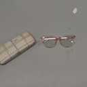 Gaoye Blue Light Blocking Glasses, Retro Round Eyewear Frame Anti Eyestrain Computer Glasses for Women Men - GY1688 (Pink Frame/Transparent Lens)