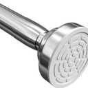 Umimile Shower Curtain Rod, 1 Inch Diameter Adjustable Spring Tension Curtain Rod, 304 Stainless Steel Shower Rod for Bathroom, Windows, Never Rust Non-Slip (Stainless Steel, 50-86)