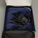 OKK Weighted Heating Pad, Heating Pad for Back Pain Relief, 33"x17" Extra Large Full Body Portable Weighted Heated Pad for Cramps Neck Shoulder, 2lb, 3 Heat Settings, 3 Hours Auto Off Heat Pad (Dark Blue)