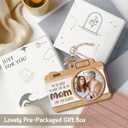 2 x Tiny Detalles Mothers Day Gifts for Mom from Daughter Son, 3-Layer Wooden Picture Frame Ornament, Birthday Gifts for Mom Mother in Law Step Mama, Custom Photo Keepsake