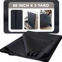 Upholstery Cambric Dust Cover Fabric, 60 Inch x 3 Yard Fabric Replacement for Underside of Mattress Box Spring or Foundation, Bottom Cloth Nonwoven Dust Cover for Chairs