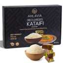 AHLAVIA Premium Kataifi Shredded Fillo Dough 17.6 oz (500g) – Dried Kadayif Pastry for Kunafa, Knafeh, Katafi – Middle Eastern Desserts, Family Pack for Authentic Pastry and Dubai Chocolate Desserts (Exp Date: 05/18/27)