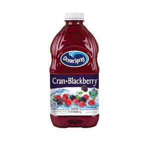 Ocean Spray Cran-Blackberry Juice Drink, 64 Ounce Bottle (Pack of 8) Best Before March 1, 2026