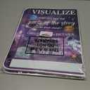 2 x Pasimy Reading Posters Reading Strategies Posters Bulletin Board Decoration Educational Read Poster for Elementary Middle School Library Classroom Decorations(Space)