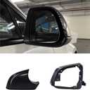 Fits For Tesla Model Y Right Passenger Side Wing Mirror Cover and Mirror Frame Set Rearview Lower Holder Tray Cap Housing 2021-2024(right side black)