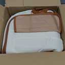 BAGSMART Large Garment Bags for Travel, Carry on Garment Bags for Hanging Clothes, Travel Suit Bag for Shirts Dresses Coats, Beige