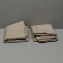 Fitable Faux Linen Tablecloths for Rectangle Tables: Water & Stain Resistant Farmhouse Table Cloth, Washable Burlap Textured Table Covers for Kitchen Dining Party (2 Pack, 60x120 Inch, Nature)