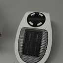 450W Space Heater, Remote Wall Outlet Electric Small Space Heater as Seen on TV with Adjustable Thermostat and Timer and Led Display, Compact for Home, Office, Bathroom