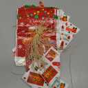 Bags 56pcs Christmas Drawstring Bags Christmas Party Favor Bags Christmas Treat Bags for Xmas Presents Party Favor Bag