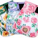 Washable Female Dog Diapers - Premium Reusable Diapers for Doggie in Heat - Highly Absorbent Dog Diapers Female for Pet Incontinence with Adjustable Snaps Sunflower, XL (X-Large(17.5"-27"Waist))