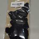 ALASKA BEAR - Natural Silk Liner Gloves Unisex (Large, Black)