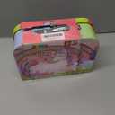 JOYIN Unicorn Tea Party Set for Little Girls, Pretend Pink Tin Teapot Set, Princess Tea Time Play Kitchen Toy with Teapot, Cup, Plate, Carrying Case for Kids Toddlers Age 3 4 5 6, Easter Birthday Gift