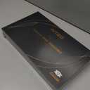 INTEO Red Light Therapy for Face, 3 Modes Portable Led Face Mask Light Therapy with Remote, Near-infrared 850 Red Light Mask with Timing Function, Led Light Therapy At Home 180 LED Beads (Black Golden)