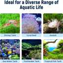 AQUASMITH Aquarium Chiller Fan,Fish Tank Cooler with Temperature Control,Minimum Setting 59,Auto Start/Stop,Refrigeration Effect 3-7,3-Speed Modes,for Axolotl Seawater Freshwater Coral Grass Tank