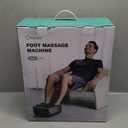 Foot Massager with Heat and Remote, Shiatsu Deep Kneading Feet Massager for Plantar Fasciitis & Neuropathy, Foot Warmer, Gifts for Mom Women Men Dad, Fits Up to Men Size 12 (Black)