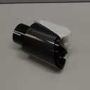 Carbon Fiber Exhaust Tip 2.75" Inlet to 4"Outlet, Universal Tailpipe 2.75 Inch Exhaust Muffler Tip (Gloss)