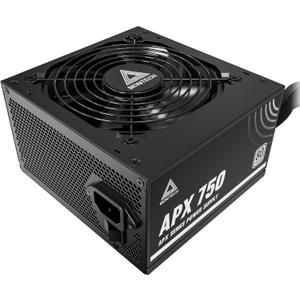 MONTECH APX 750W-Non-Modular Power Supply-80 Plus White Certified-Intel ATX12V-DC-to-DC Converter Technology- Flat Cable Design to Enhance Thermal efficiency-120mm Fan (APX 750W)