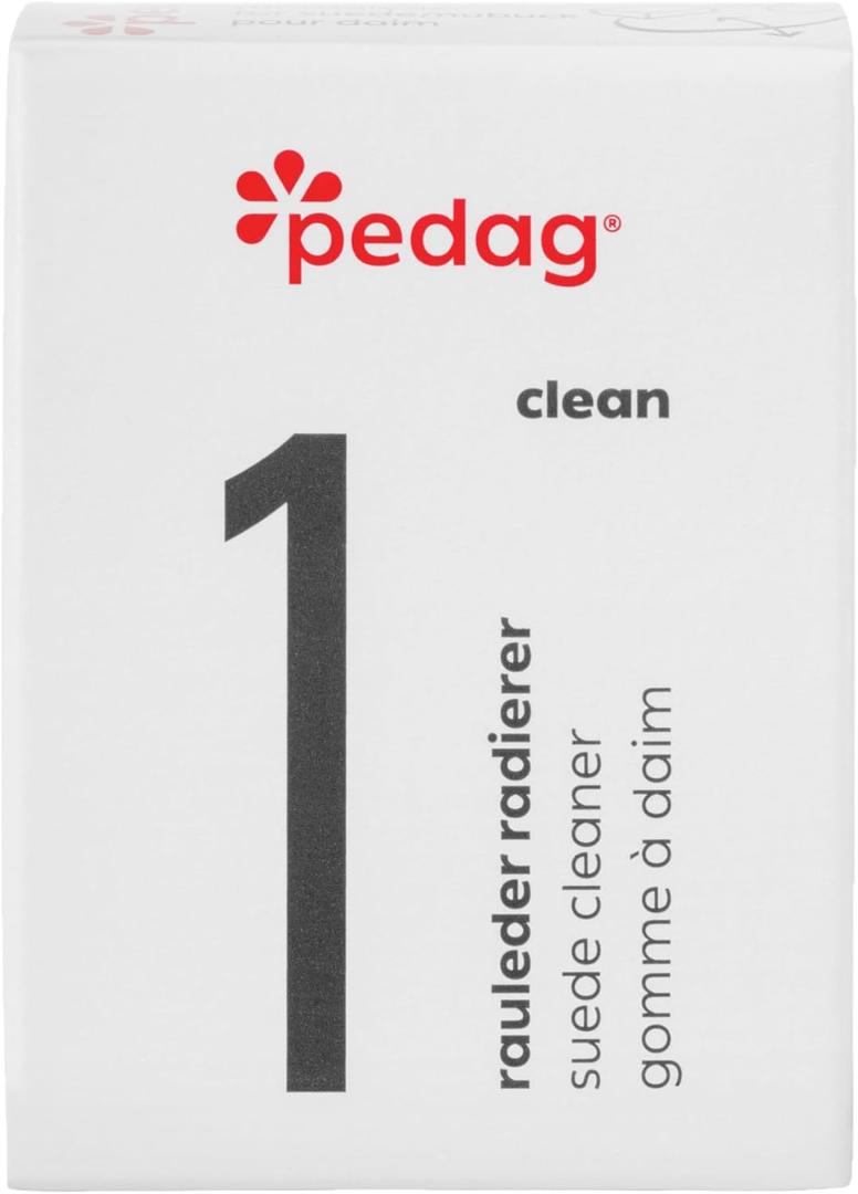 Pedag Suede Cleaner Bar Eraser Block, German Made, to Clean Suede Shoes Boots and Bags, 1 Unit (Medium)