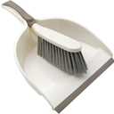 Dust Pan, Dustpan and Brush Set, Small Dust Pan and Brush Set, Hand Broom and Dustpan Set for Home, Handheld Angled Dust Pans and Brooms are Daily Cleaning Tools.Beige Brown