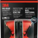 3M Pro-Grade Earmuff, Noise Reduction Rating (NRR) 30 dB, Lightweight & Adjustable Ear Muffs, Reduce Pressure Points For All-Day Comfort, Steel Wire Headband With Rubber Overmold Design (90565-4DC-PS)