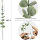 10pcs Eucalyptus Stems Artificial Eucalyptus Leaves Fake Greenery Branches Fake Flowers for Wedding Centerpiece Spring Easter Farmhouse Home Decoration