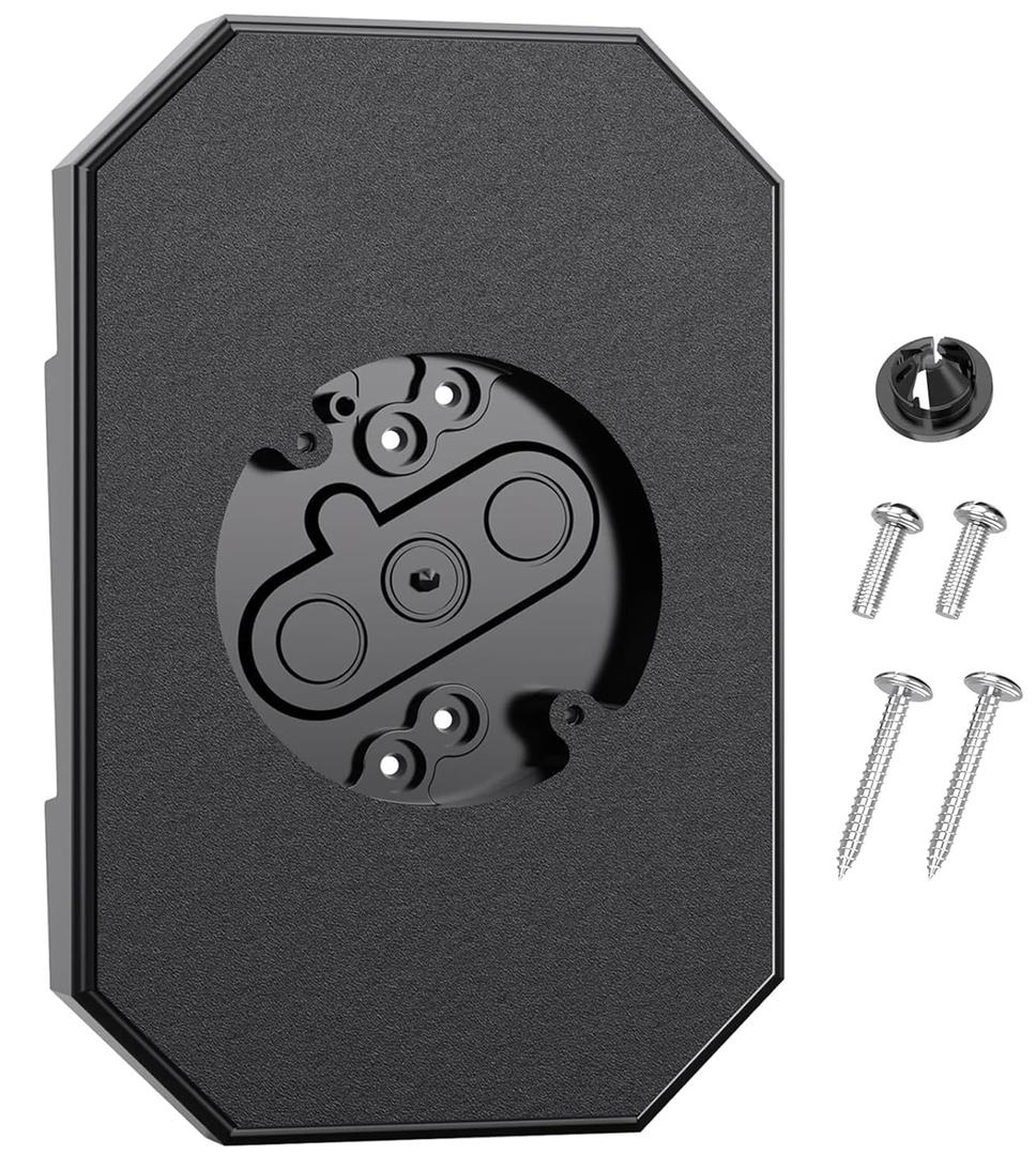 Vinyl Siding Mounting Blocks, 8141DBL Siding Mounting Kits with Built-in Electrical Box for 1/2 inch Lap Double, Outdoor Mounting Plate Kit, 1 Pack