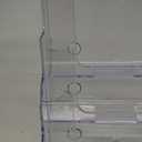 KTRIO 4 Tier Acrylic Brochure Holder 6x9 inches 2 Pack, Clear Trifold Brochure Display Stand Plastic Pamphlet Holder for Flyer, Booklet, Literature, Catalogs, Files, Countertop or Wall Mount Use