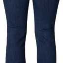 Miss Me Women's Silver Moonshine Faux Flap Pocket Mid-Rise Bootcut Jeans (Dark Blue, 30W x 34L)