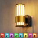 L LOHAS LED Night Light, Night Lights Plug into Wall, 10-Color RGB