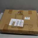 Apicizon 2 Tier End Table, Small Side Table with Solid Wood Legs, Boho Bedside Table with Storage Shelf, Nightstand for Small Spaces, Bedroom, Living Room, Entryway, Easy Assembly, Vintage Brown