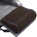 HOMBYS Extra Large Recliner Leg Pillow, Sherpa Foam Foot Rest for Sleeping Rest, Wave Shape Recliner Cushion, Multipurpose Footrest Extender, Back & Lumbar Pillow for Bed Sofa,(Coffee)