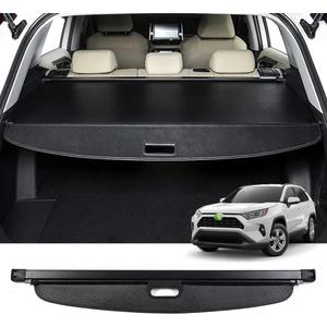 Retractable Cargo Cover Compatible with Chevrolet Tahoe GMC Yukon Cadillac Escalade 2015-2020 Trunk Shield Security Shade Privacy Screen (Carbon Fiber Texture) (Tahoe Yukon Escalade 2015-2020)
